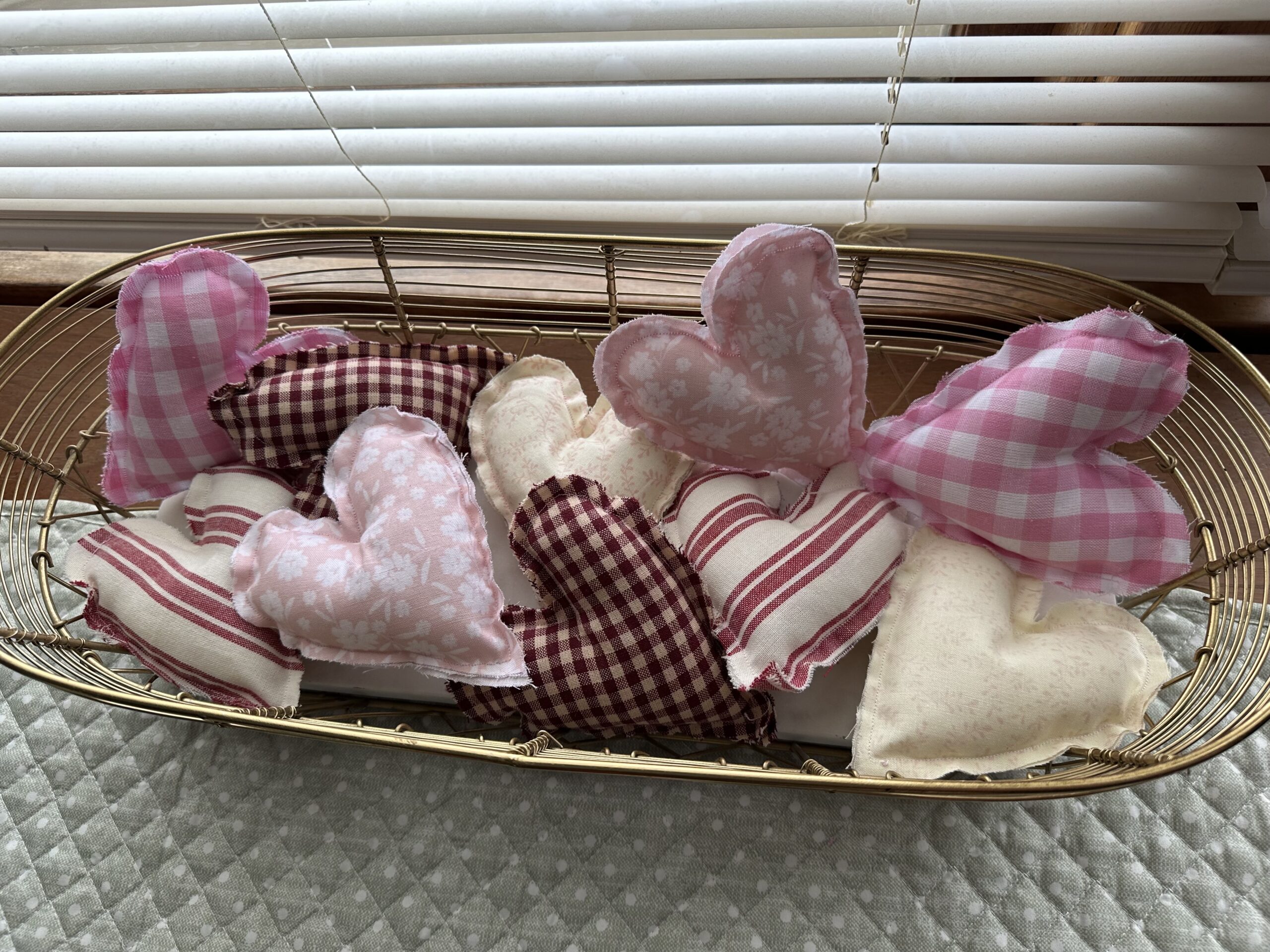 Valentine's Day Heart Pillows Bowl Filler